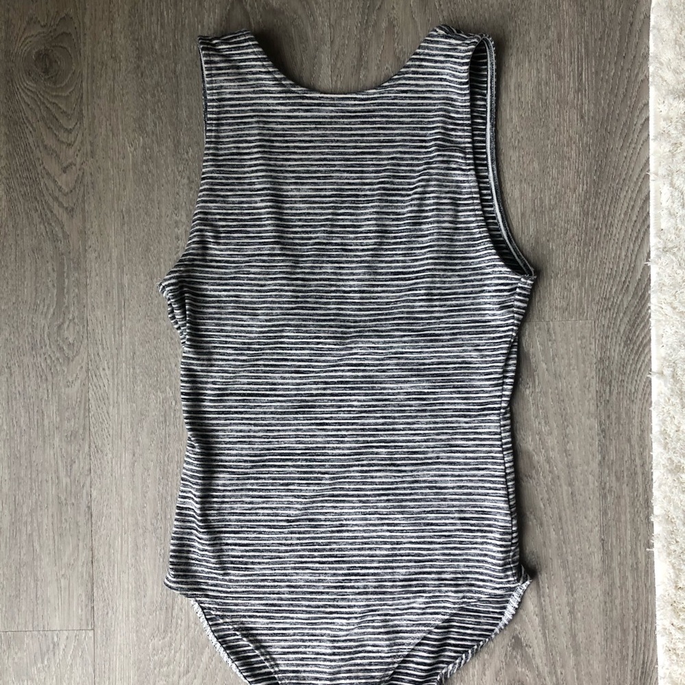 American Eagle Striped Bodysuit
